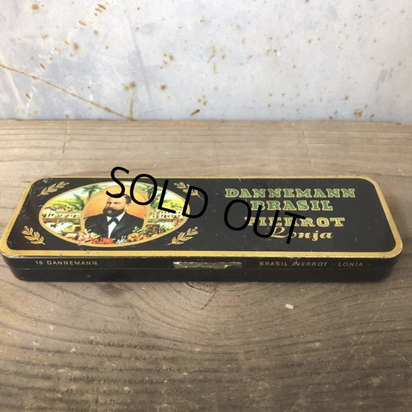 画像7: Vintage Cigar Tobacco Can Dannemann Brasil Pierrot Lonja (T713) (7)