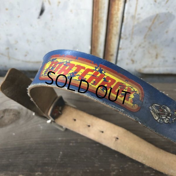 画像5: Vintage Matchbox Race Car Kids Leather Belt (T728) (5)