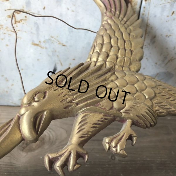 画像2: Vintage Metal Eagle Wall Decor (T727) (2)