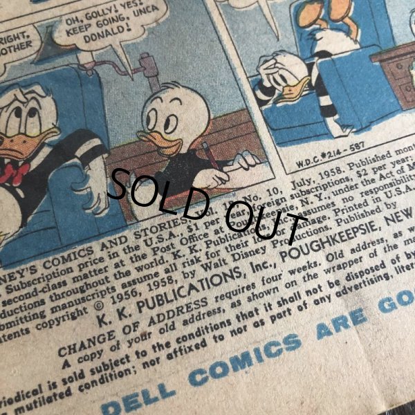 画像4: 50s Vintage Dell WALT DISNEY'S comics (S752)  (4)