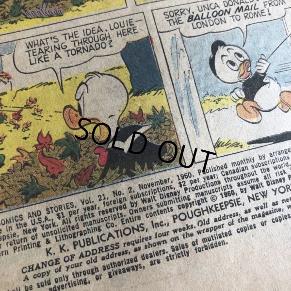 画像4: 60s Vintage Dell WALT DISNEY'S comics (S740)  (4)