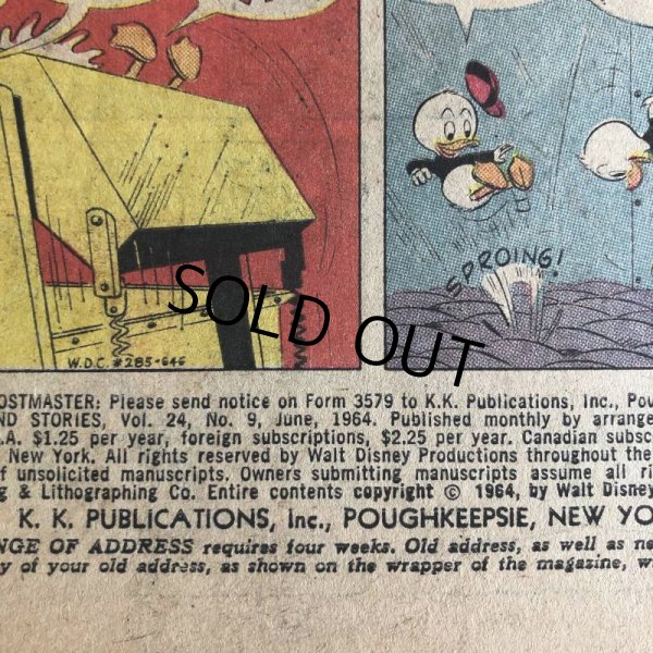 画像4: 60s Vintage Gold Key WALT DISNEY'S comics (S758)  (4)