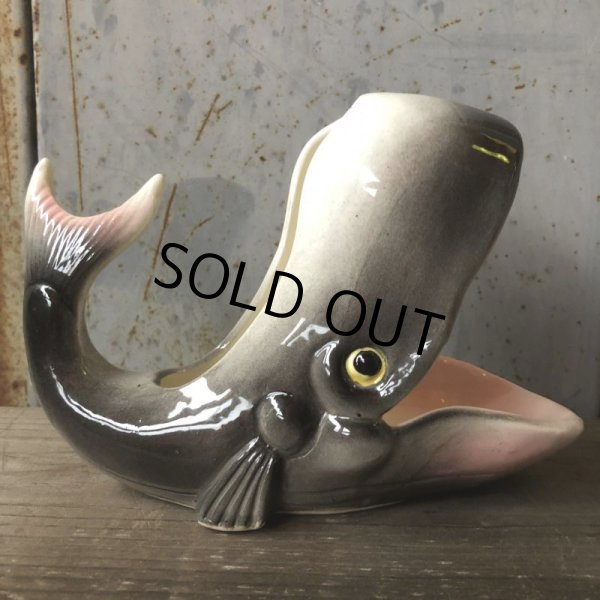画像4: 50s Vintage Whale Ceramic Tray Holder (S764)  (4)