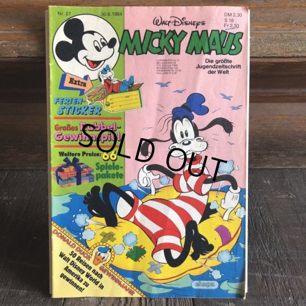 画像1: 80s Vintage Comic Mickey Mouse (S762)  (1)