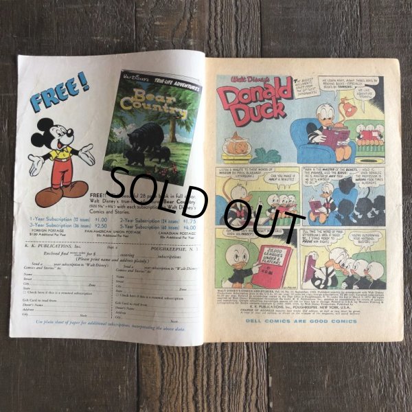 画像3: 50s Vintage Dell WALT DISNEY'S comics (S744)  (3)