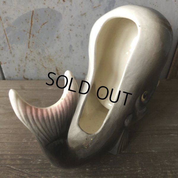 画像5: 50s Vintage Whale Ceramic Tray Holder (S764)  (5)