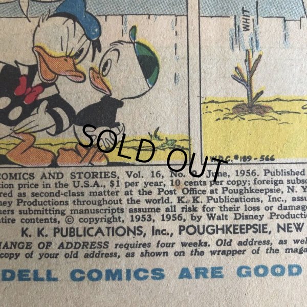 画像4: 50s Vintage Dell WALT DISNEY'S comics (S748)  (4)
