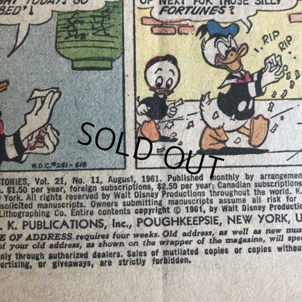 画像4: 60s Vintage Dell WALT DISNEY'S comics (S732)  (4)