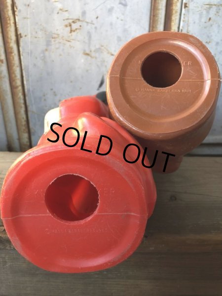 画像11: Vintage Yogi & Huckleberry Big Size Bank Doll Set 34 & 38cm (T769) (11)