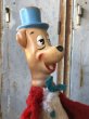 画像9: Vintage Knickerbocker Huckleberry Hound Hand Puppet (T767)   (9)