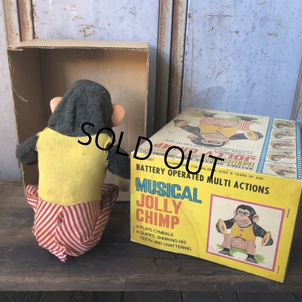画像3: 50s Vintage Musical Jolly Chimp w/box  (T770) (3)