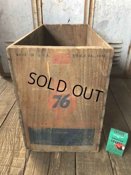 画像3: Vintage 76 Union Oil Woode Crate Box (AL308) (3)
