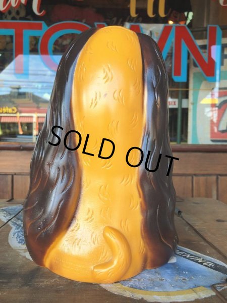 画像4: Vintage Russ Plastic Coin Bank Sad Eye Dog (T778)   (4)