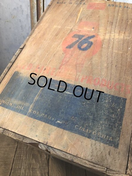 画像8: Vintage 76 Union Oil Woode Crate Box (AL308) (8)