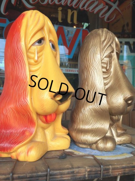 画像12: 70s Vintage My Toy Plastic Bank Basset hound SAD EYE DOG (T322)  (12)