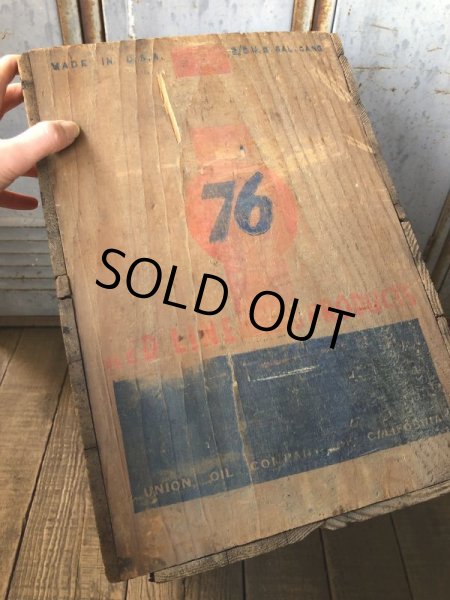 画像7: Vintage 76 Union Oil Woode Crate Box (AL308) (7)