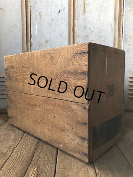 画像2: Vintage 76 Union Oil Woode Crate Box (AL308) (2)
