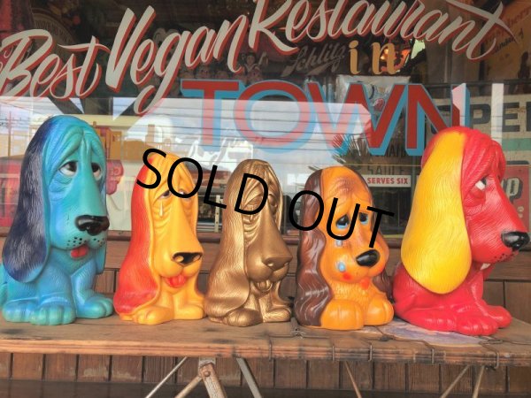 画像12: 70s Vintage My Toy Plastic Bank Basset hound SAD EYE DOG (T321)  (12)