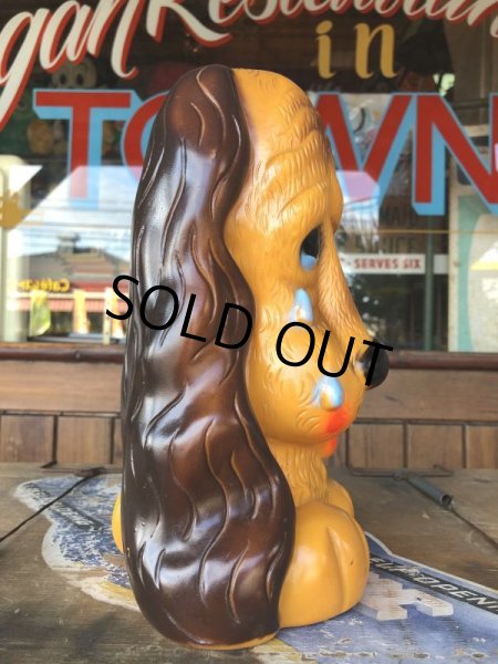 画像5: Vintage Russ Plastic Coin Bank Sad Eye Dog (T778)   (5)