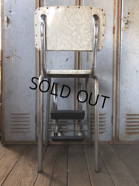 画像5: Vintage Mid-Century Step Stool Hi-Chair (T784) (5)