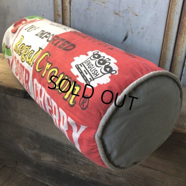 画像6: 60s Vintage Regal Crown Sour Cherry Advertising Pillow (T785) (6)