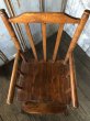 画像8: Antique Kid's Wood Hi-Chair (T782) (8)