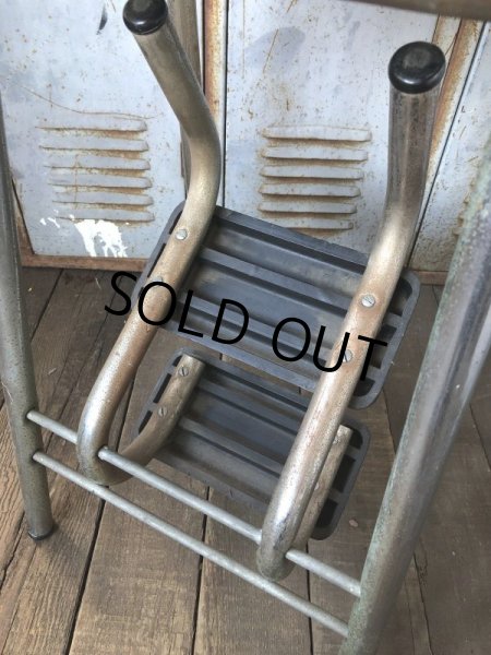 画像10: Vintage Mid-Century Step Stool Hi-Chair (T784) (10)