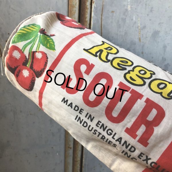 画像8: 60s Vintage Regal Crown Sour Cherry Advertising Pillow (T785) (8)