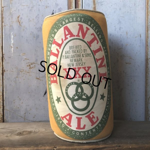 画像4: 70s Vintage Ballantine Ale Advertising Pillow (T789) (4)