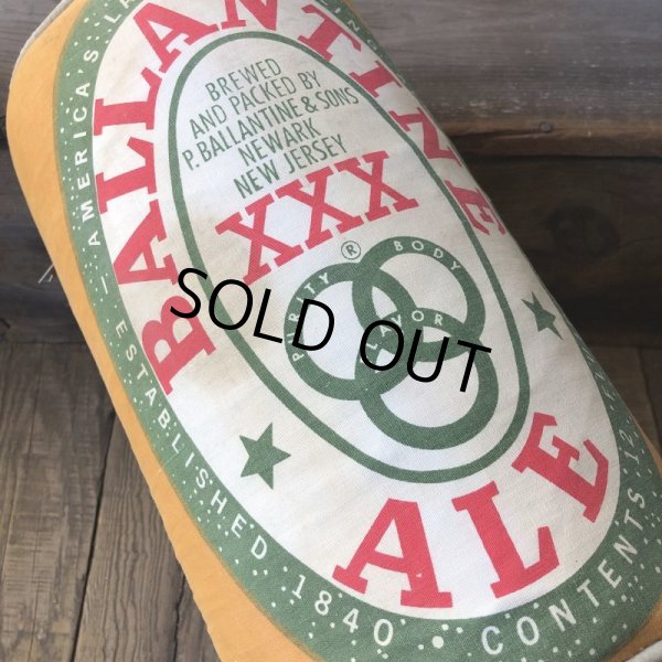 画像9: 70s Vintage Ballantine Ale Advertising Pillow (T789) (9)