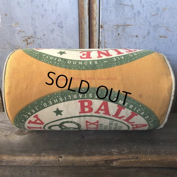 画像6: 70s Vintage Ballantine Ale Advertising Pillow (T789) (6)