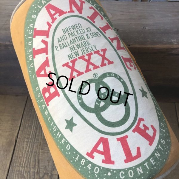 画像10: 70s Vintage Ballantine Ale Advertising Pillow (T789) (10)