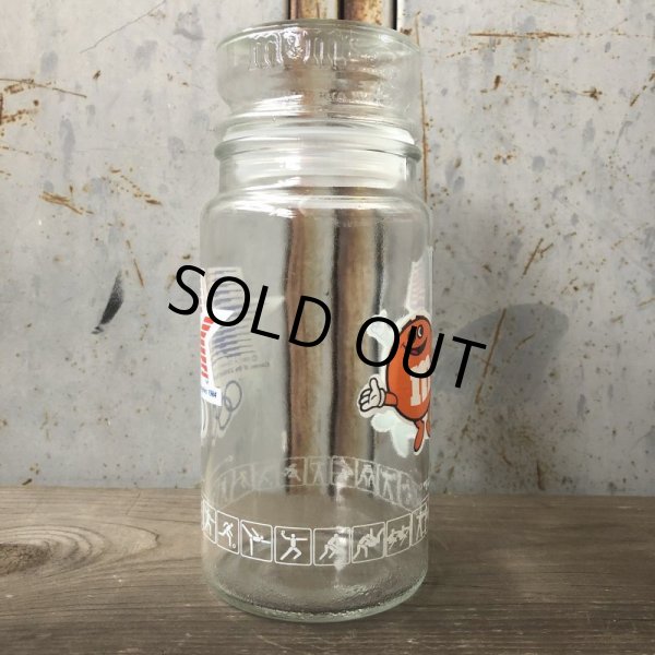 画像5: Vintage M&M's L.A. OLYMPIC Glass Candy Jar (T789)  (5)