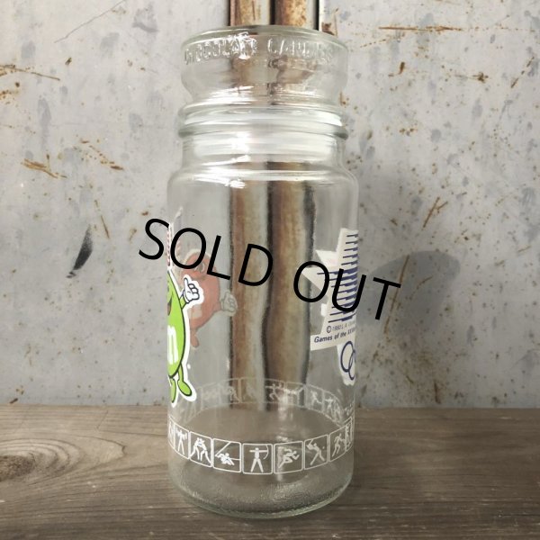 画像3: Vintage M&M's L.A. OLYMPIC Glass Candy Jar (T789)  (3)