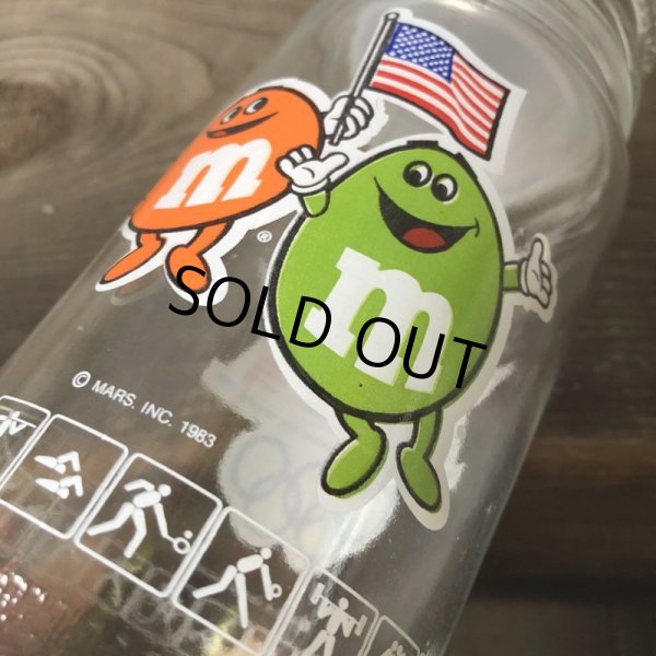画像8: Vintage M&M's L.A. OLYMPIC Glass Candy Jar (T789)  (8)