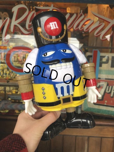 画像1: Vintage M&M's Dispenser Nutcracker Blue (T797)  (1)