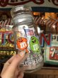 画像1: Vintage M&M's L.A. OLYMPIC Glass Candy Jar (T789)  (1)