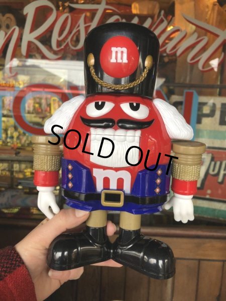 画像1: Vintage M&M's Dispenser Nutcracker Red (T798)  (1)