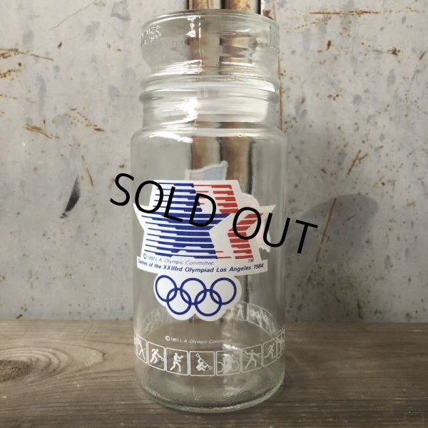 画像4: Vintage M&M's L.A. OLYMPIC Glass Candy Jar (T789)  (4)