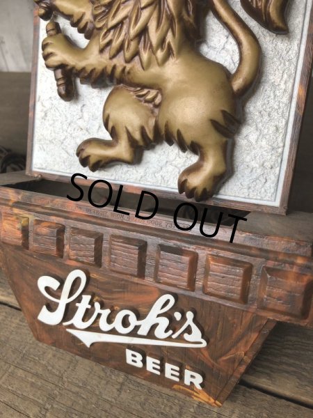 画像3: Vintage Stroh's Beer Lighted Sign SET (T791) (3)
