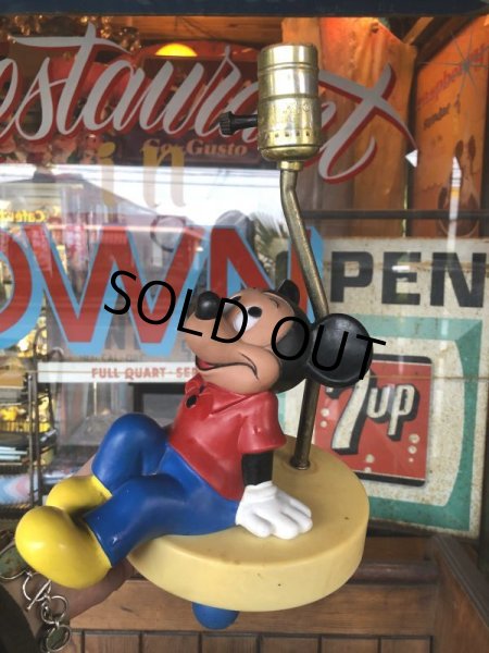 画像2: 【SALE】 Vintage Lamp  Disney Mickey Mouse (T796) (2)