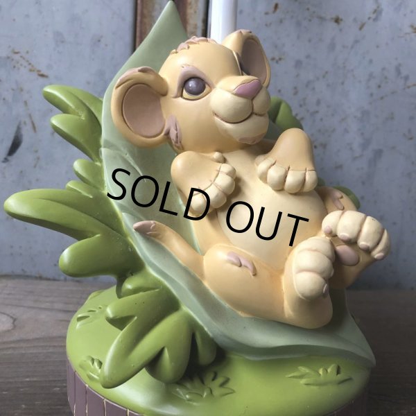 画像8: 【SALE】 Vintage Lamp  Disney The Lion King Baby Simba (T795) (8)