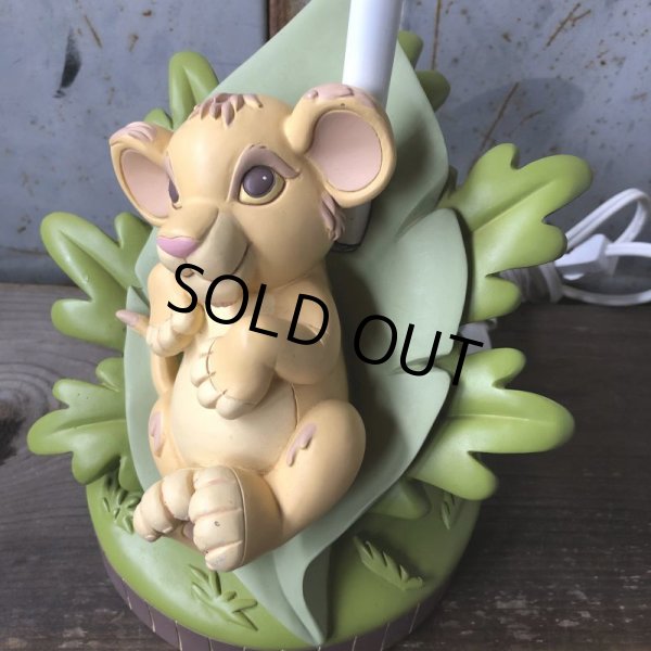 画像7: 【SALE】 Vintage Lamp  Disney The Lion King Baby Simba (T795) (7)