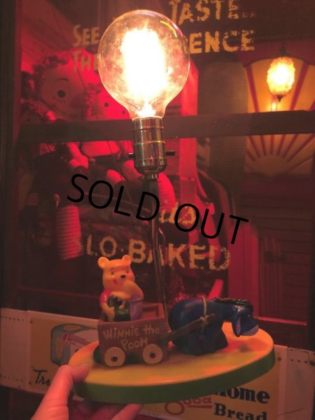 画像1: 【SALE】 Vintage Lamp  Disney Winnie the Pooh (T794) (1)