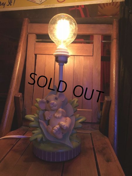 画像9: 【SALE】 Vintage Lamp  Disney The Lion King Baby Simba (T795) (9)