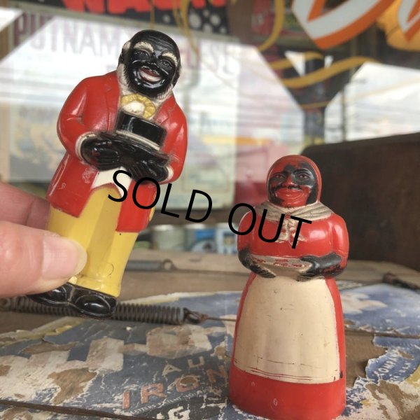 画像10: 50s Vintage Aunt Jemima & Uncle Mose Shakers S (T800) (10)