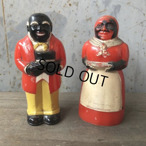 画像2: 50s Vintage Aunt Jemima & Uncle Mose Shakers S (T800) (2)