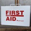 画像1: Vintage #25 BULK First Aid Kit Mettal Box Cabinet (Ｔ808） (1)