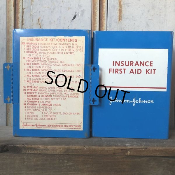 画像9: Vintage Johnson&Johnson First Aid Kit Mettal Box Cabinet (Ｔ807） (9)
