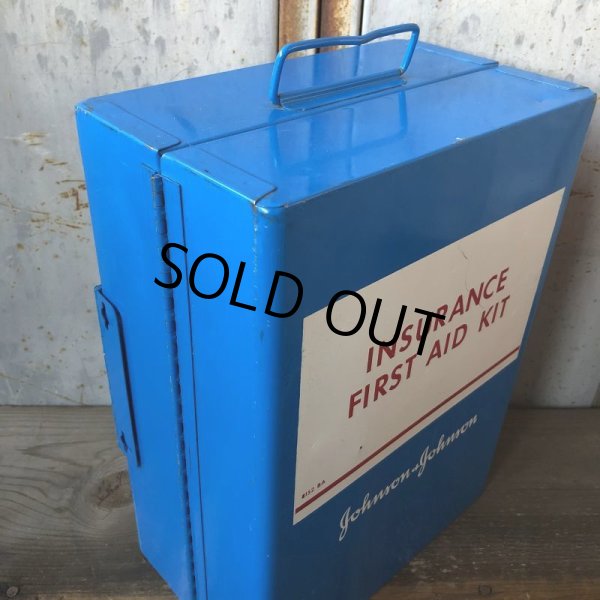 画像5: Vintage Johnson&Johnson First Aid Kit Mettal Box Cabinet (Ｔ807） (5)